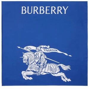 Burberry Blue Knight Silk Scarf